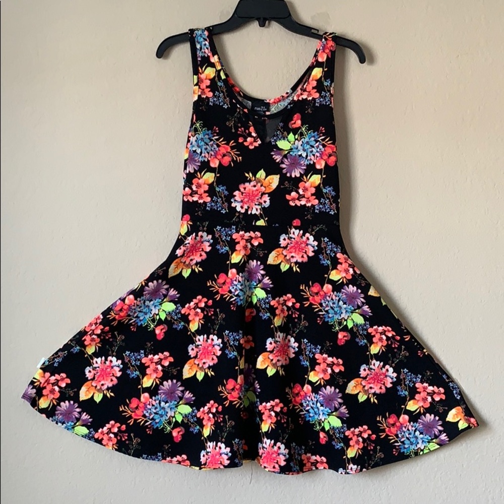 Floral Skater Dress